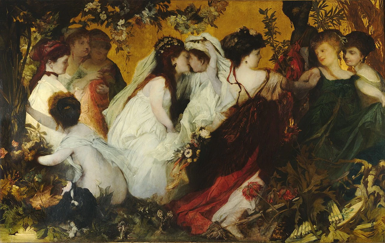 Amorini moderni - design per decorare una parete, dettaglio 2, Österreichische Galerie Belvedere, Vienna